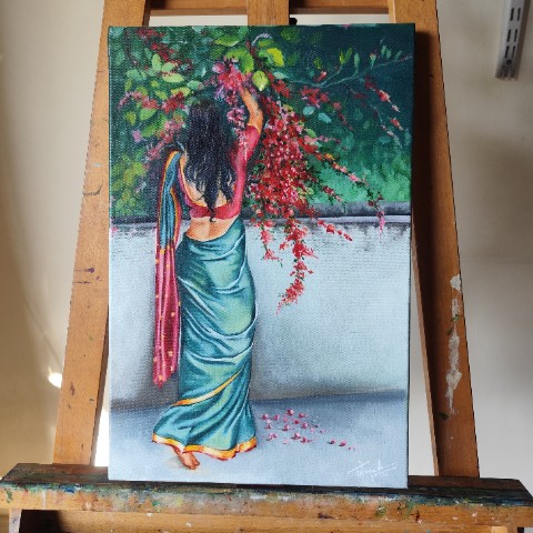 Bahara - Oil on Canvas