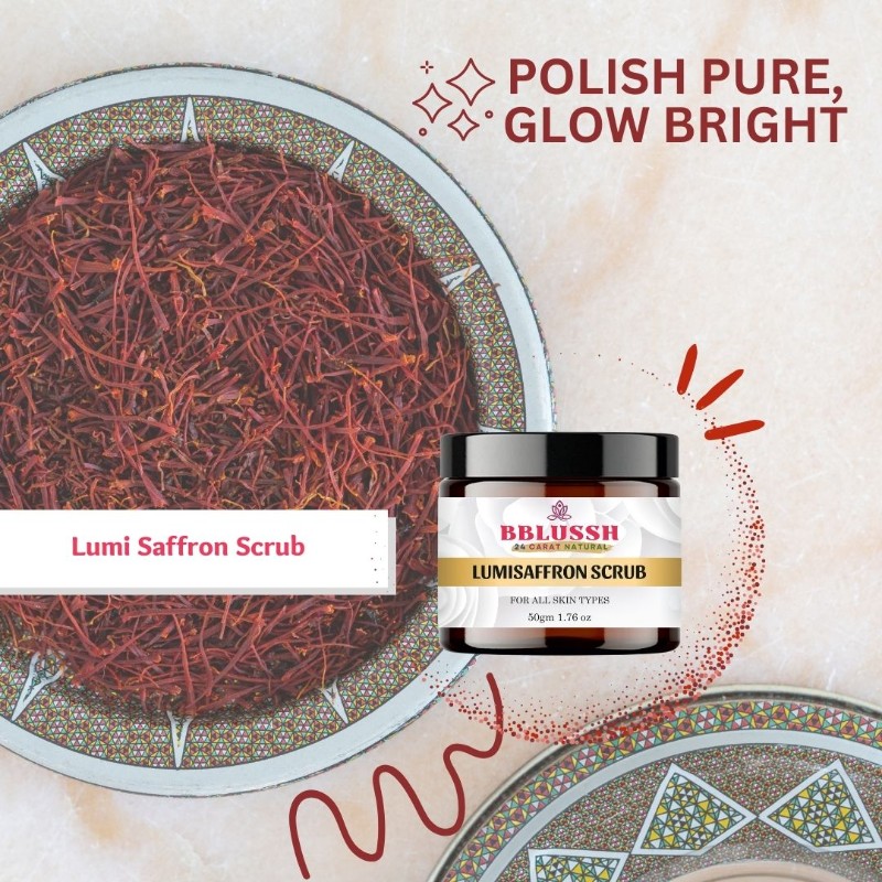 Lumi Saffron Scrub